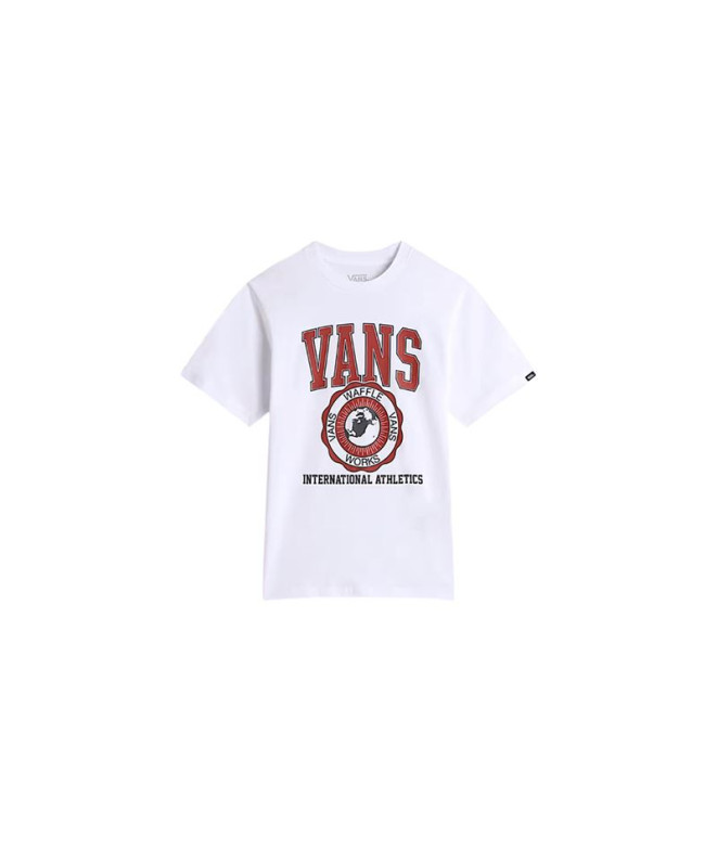 Camiseta Vans Inter V Ss Infantil Blanco