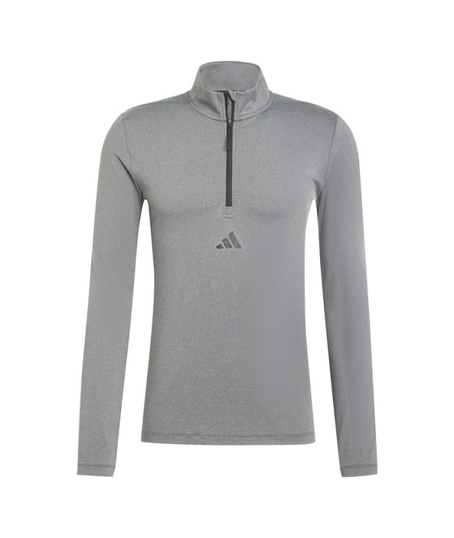 Moletom de Fitness adidas Workout Quarter-Zip Homem Preto