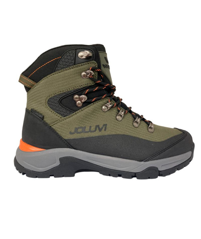 Bota de montaña Joluvi Hyper Hike Mid Wp Mujer Verde Caza