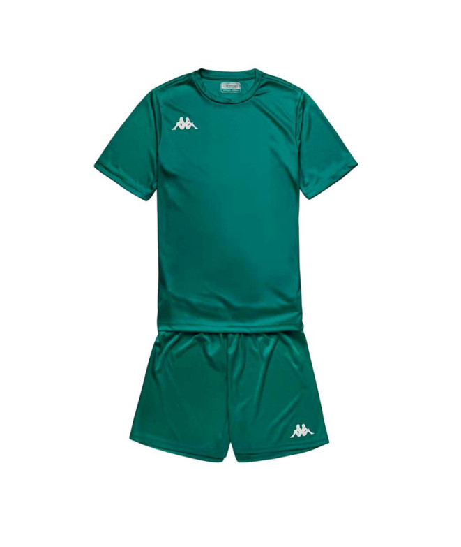 Conjunto Fútbol Kappa Gorkit Infantil Verde