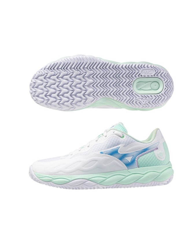 Zapatillas De Tenis Mizuno Wave Enforce Court Cc Mujer Blanco