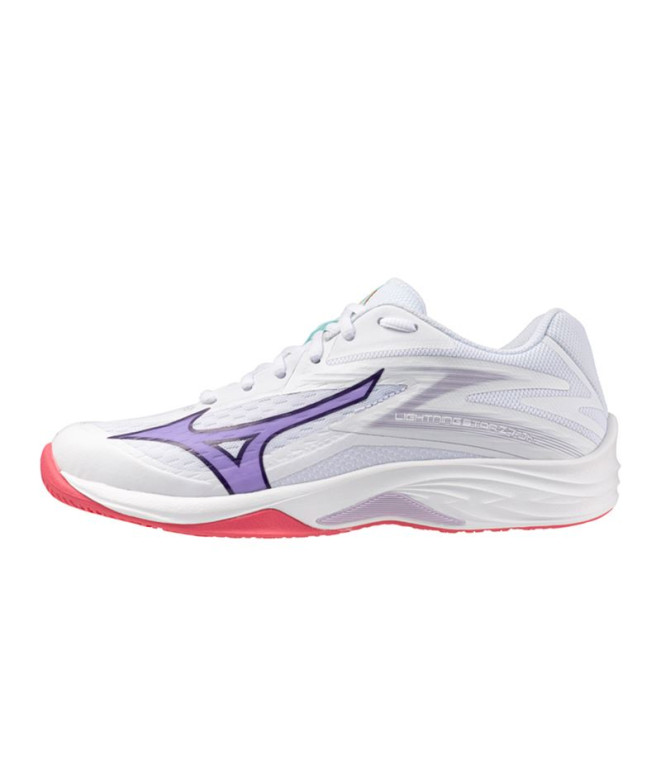 Zapatillas de Voleibol Mizuno Lightning Star Z7 Jr Infantil Blanco