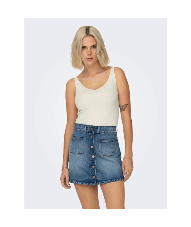 Camiseta Only Jdynanna Knt Noos Cloud Dancer Mujer