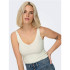 Camiseta Only Jdynanna Knt Noos Cloud Dancer Mujer