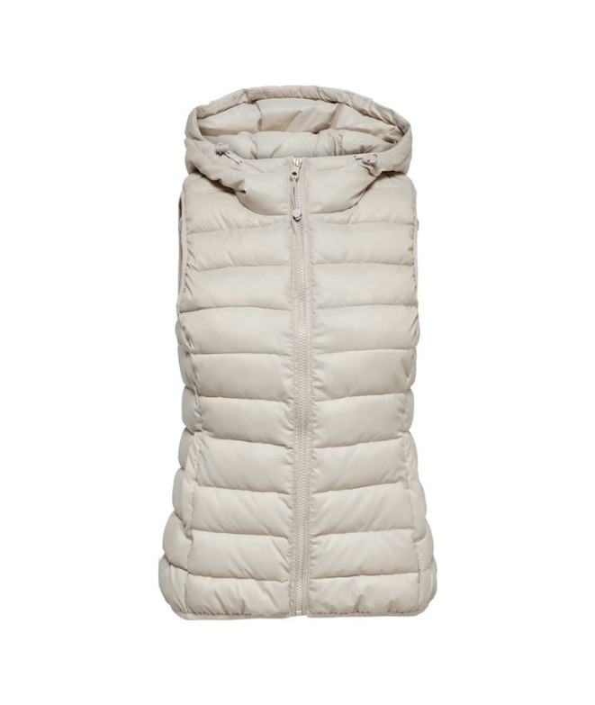 Chaqueta Only Onlnewtahoe Waistcoat Otw Noos Pumice Stone Mujer