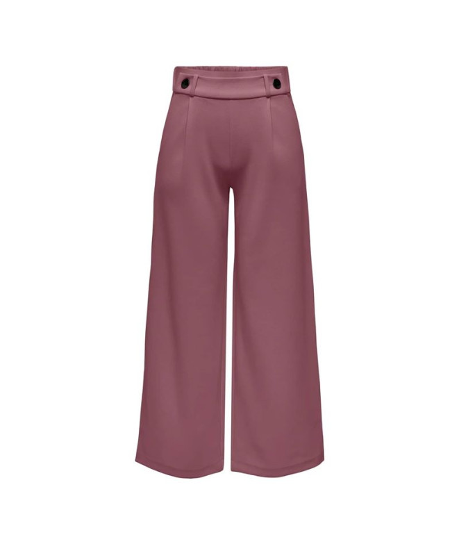 Pantalón Only Jdygeggo Life New Long Noos Mujer Rosa Marrón