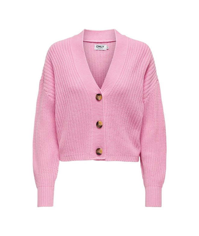 Chaqueta Only Onlcarol Nice Knt Noos Prism Pink Mujer