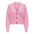 Chaqueta Only Onlcarol Nice Knt Noos Prism Pink Mujer