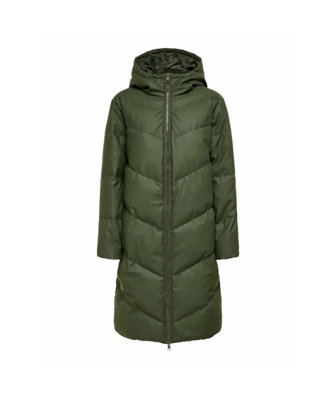 Chaqueta Only Jdyulrikka Life Water Rep Puffa Otw Noos Forest Night Mujer