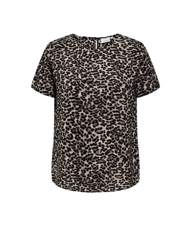 Camiseta Only Carvica Life Ss Noos Pumice Stone Aop:Leo Mujer