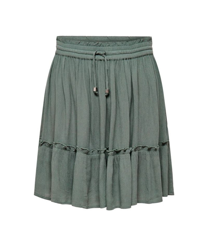 Saia Only Onlibiza Life Short Noos Balsam Green Mulher