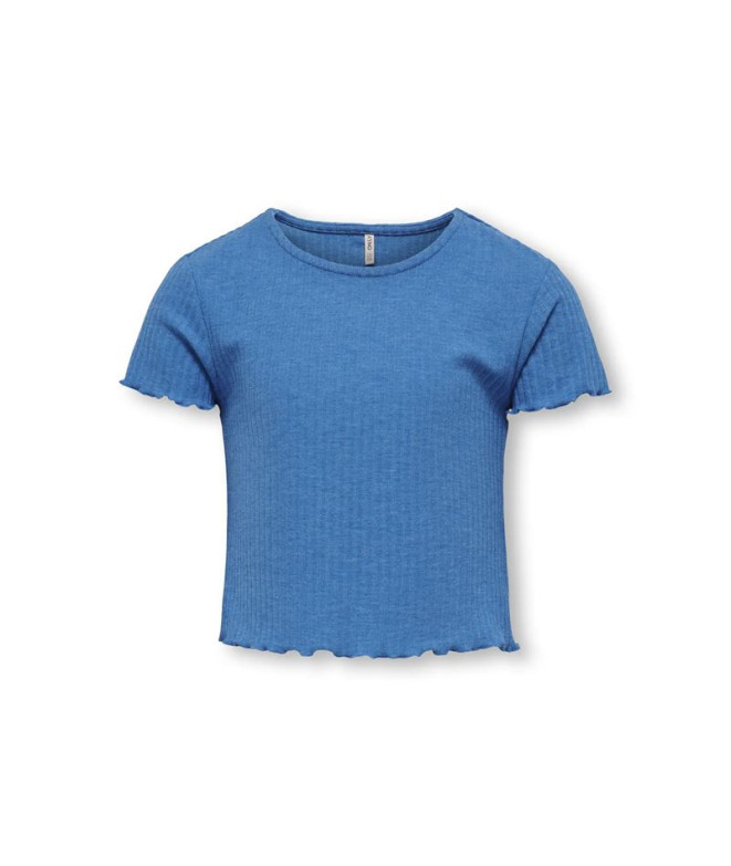 Camiseta Only Kognella O-Neck Noos French Blue Infantil