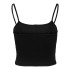 Camiseta Only Onlnessa S/L Short Button Black Mujer