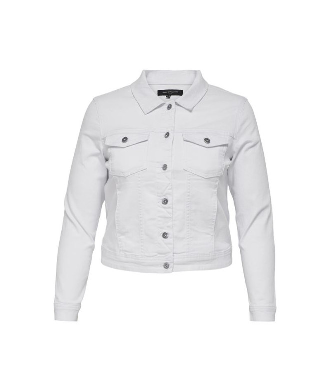 Chaqueta Only Carwespa Ls White Dnm Noos White Mujer