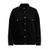 Chaqueta Only Onlsafe Caroline Oversize Black Dnm Black Denim Mujer