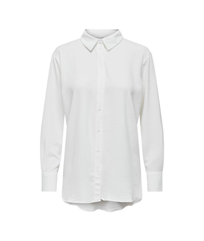 Camisa Only Jdykenta Lion Life L/S Noos Cloud Dancer Mulher