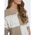 Sudadera Only Jdyjusty L/S Mix Struc Knt Noos Cement Detail:Cement Mujer