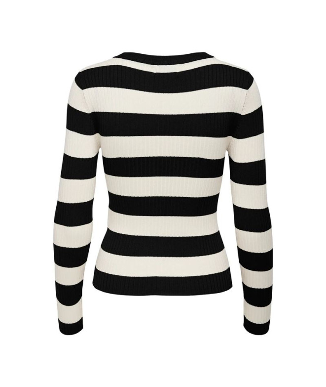 Sudadera Only Jdyplum L/S O-Neck Knt Noos Black...