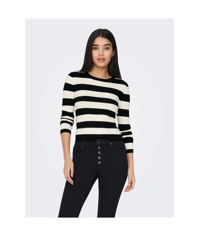 Sudadera Only Jdyplum L/S O-Neck Knt Noos Black...