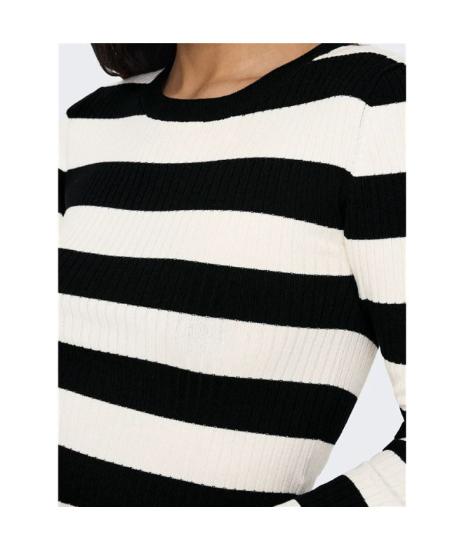 Sudadera Only Jdyplum L/S O-Neck Knt Noos Black...