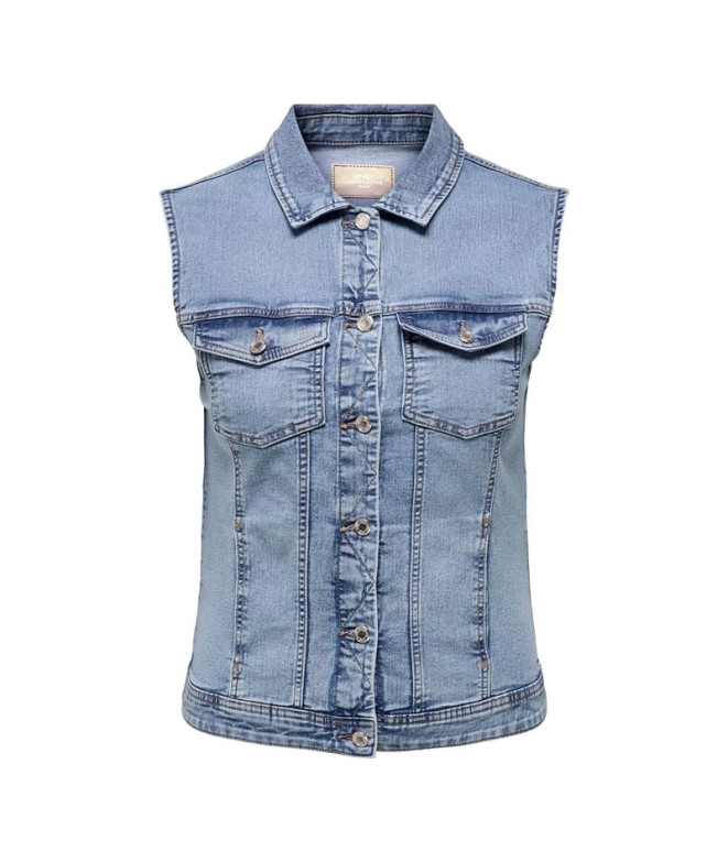 Veste Only Carwespa West Dnm Pim619 Noos Light Blue Denim Femme