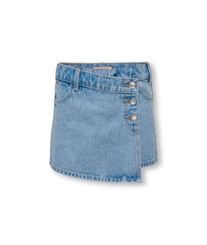 Falda Only Kogjenny Skort Dnm Pim020 Noos Light Blue Denim Infantil