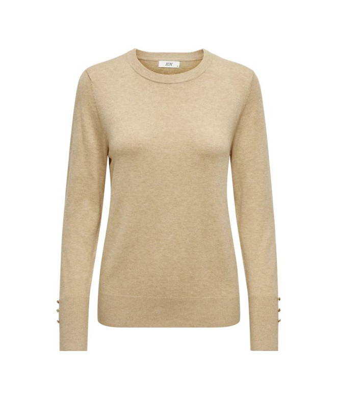 Sudadera Only Jdymalou On Button Knt Noos Irish Cream Mujer