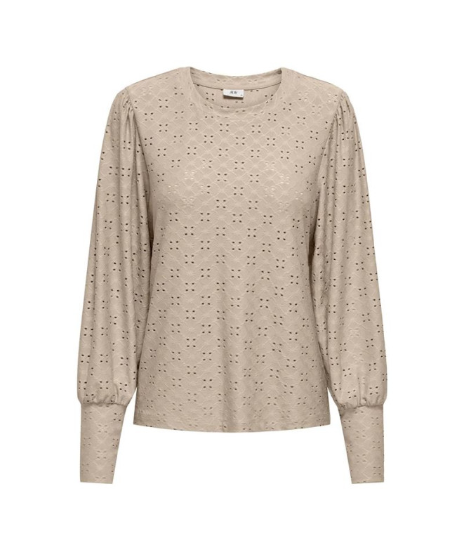 Camiseta Only Jdycathinka Bellsleeve Noos Cement Mujer