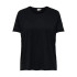 Camiseta Only Carmoster Fold Up Noos Black Mujer