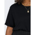 Camiseta Only Carmoster Fold Up Noos Black Mulher