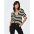 Polo Only Jdytikka Polo Knt Noos Birch Stripes:Black Mujer