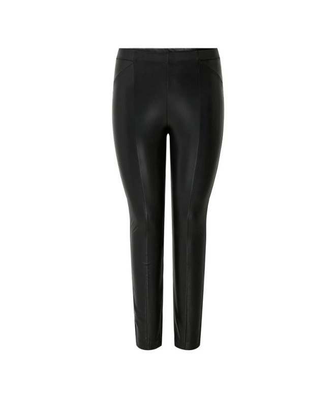 Mallas Only Carjessie Faux Leather Otw Noos Black Mujer