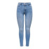 Pantalón Only Jdyfina Mw Skinny Ank Jns Mb Noos Dnm Medium Blue Denim Mujer
