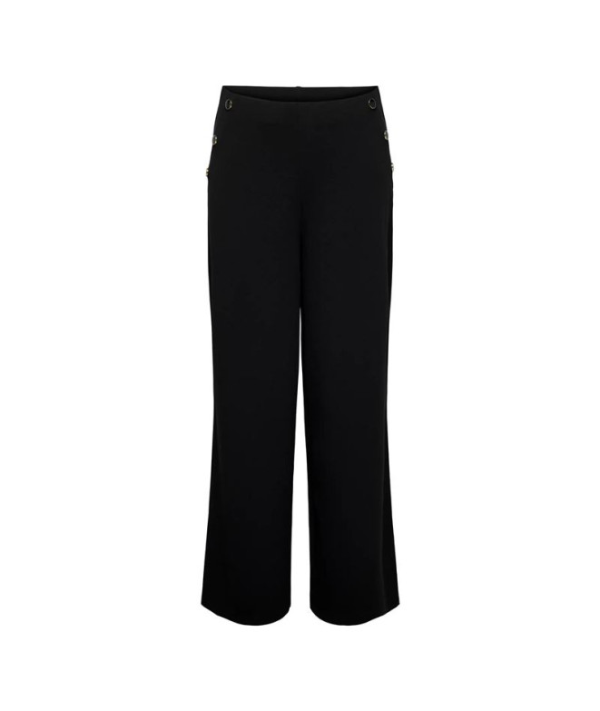 Pantalón Only Jdygeggo Life Button Noos Black Mujer