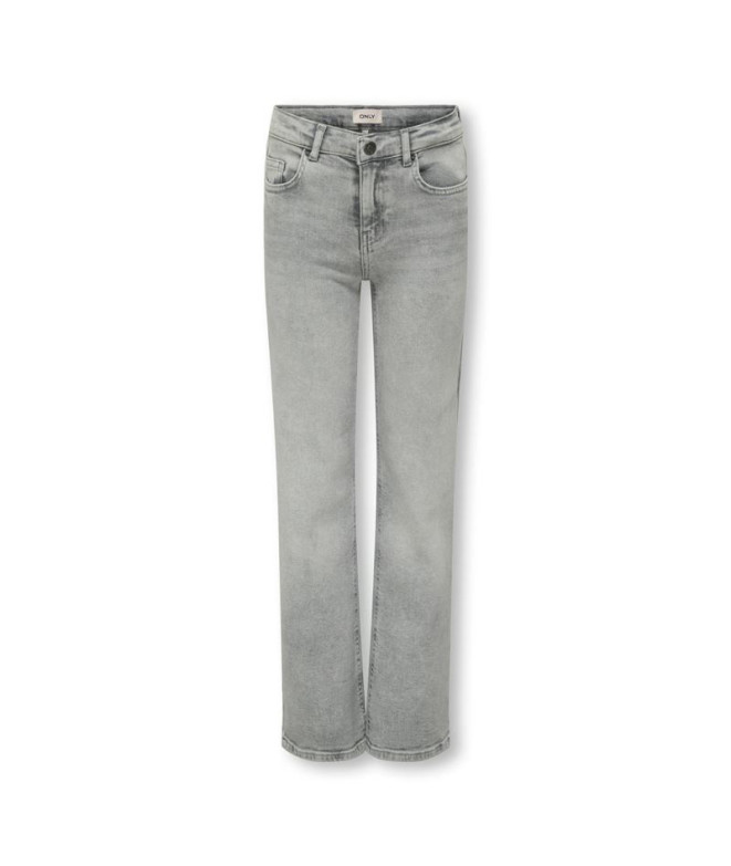 Pantalón Only Kogjuicy Hw Wide Leg Rea707 Dnm Noos Medium Grey Denim Infantil
