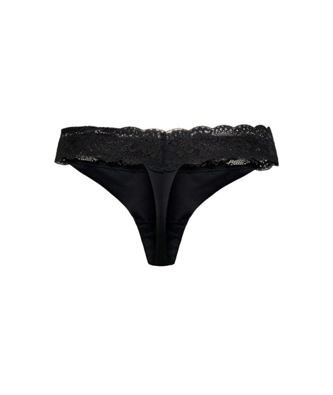 Braga Only Onlchloe Lace Thong Noos Acc Black...