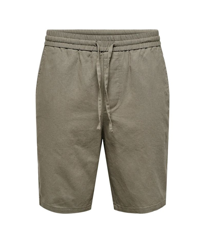 Pantalón Only & Sons Onslinus 0007 Cot Lin Noos Fallen Rock Hombre