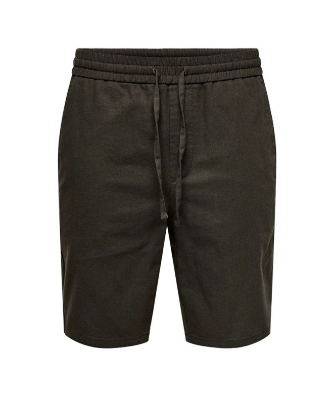 Pantalón Only & Sons Onslinus 0007 Cot Lin Noos Demitasse Hombre