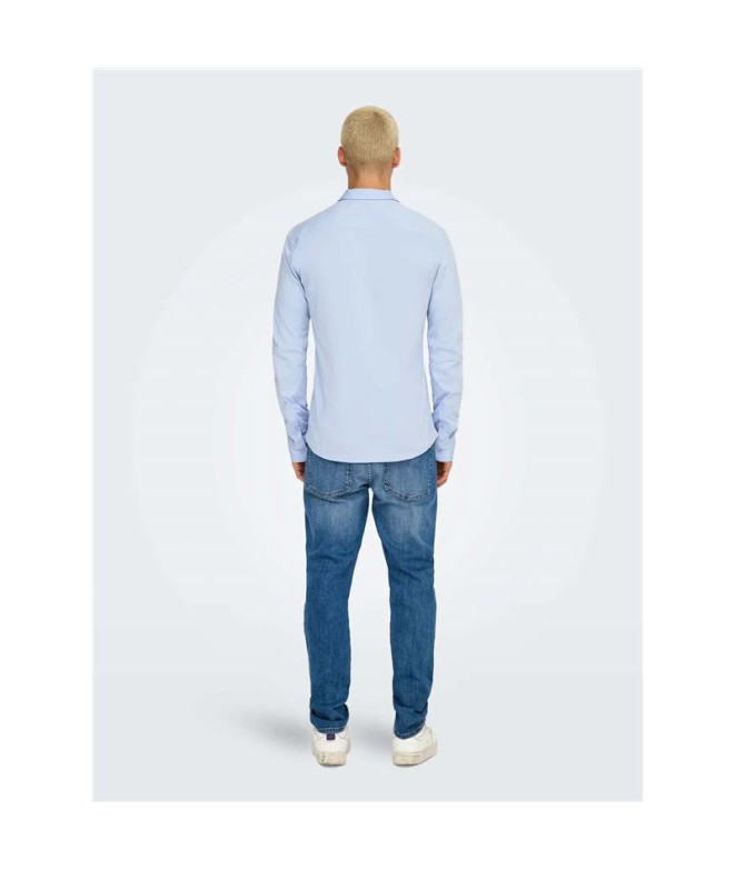 Camisa Only & Sons Onsrobin B/U Ls Stretch Noos...