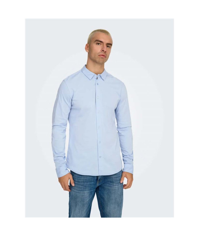 Camisa Only & Sons Onsrobin B/U Ls Stretch Noos...
