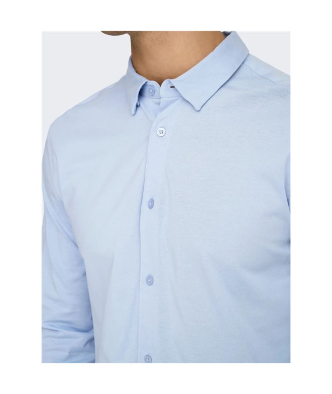 Camisa Only & Sons Onsrobin B/U Ls Stretch Noos...