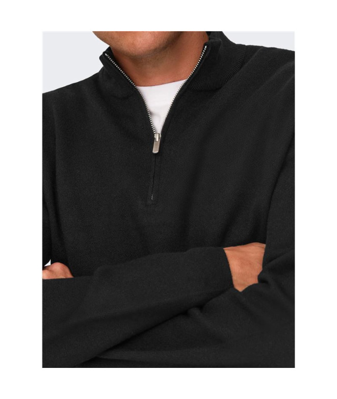 T-shirt Only & Sons Onscooper Half Zip High...