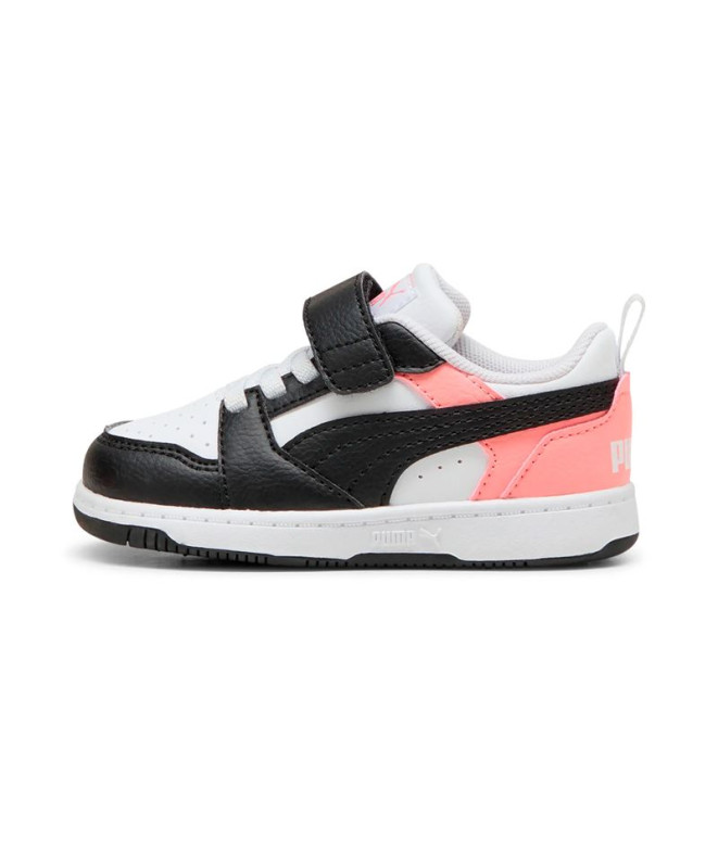 Chaussures Puma Rebound V6 Lo A, Blanc Enfant