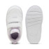 Sapatilhas Puma Courtflex V3 Dotty V, Branco Lilás, Menina