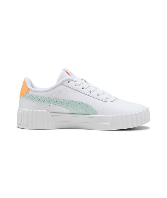 Zapatillas Puma Carina 3.0 , Whiaceful Bl, Niña