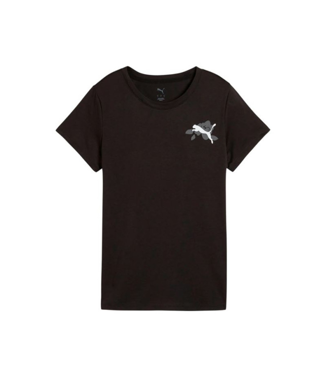 Camiseta de Fitness Puma Graphics Train Conce, Negro, Mujer