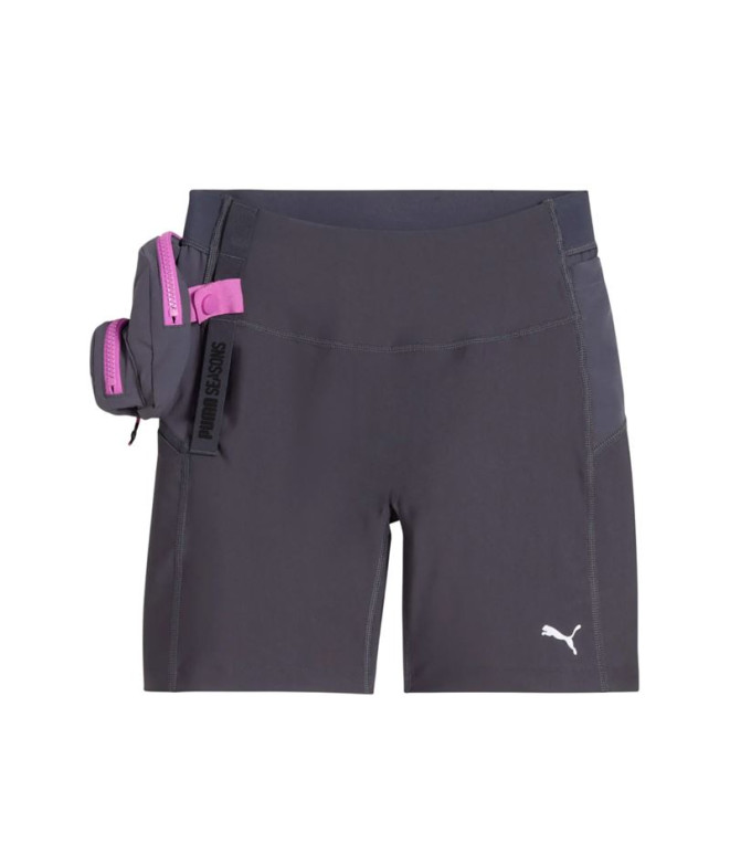 Pantalon de Running Puma W Seasons Trail Run Tight Galactic Gris Femme