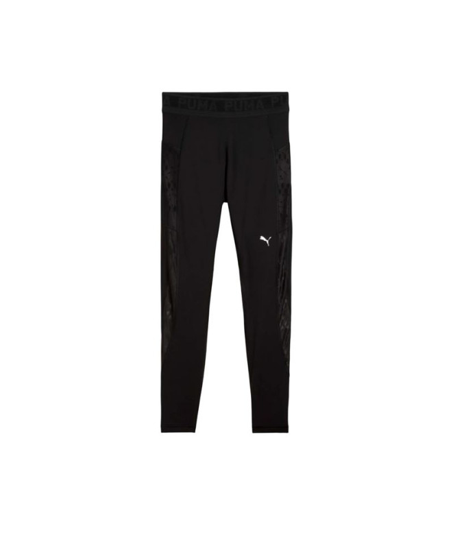 Mallas de Fitness Puma Lace Hw 7/8 Tight, Negro, Mujer