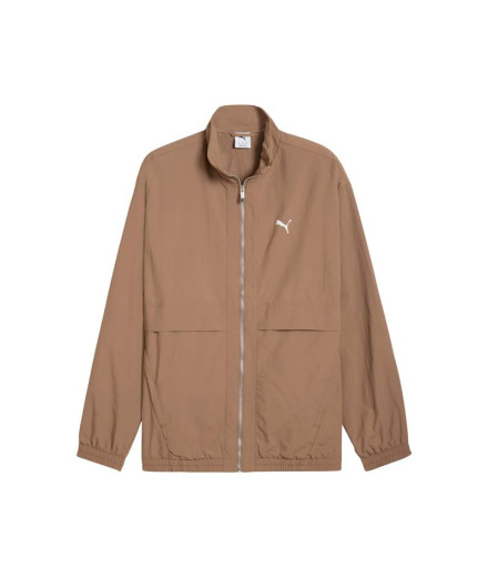 Veste coupe-vent Puma Style Windbreaker, Totally Taupe Homme