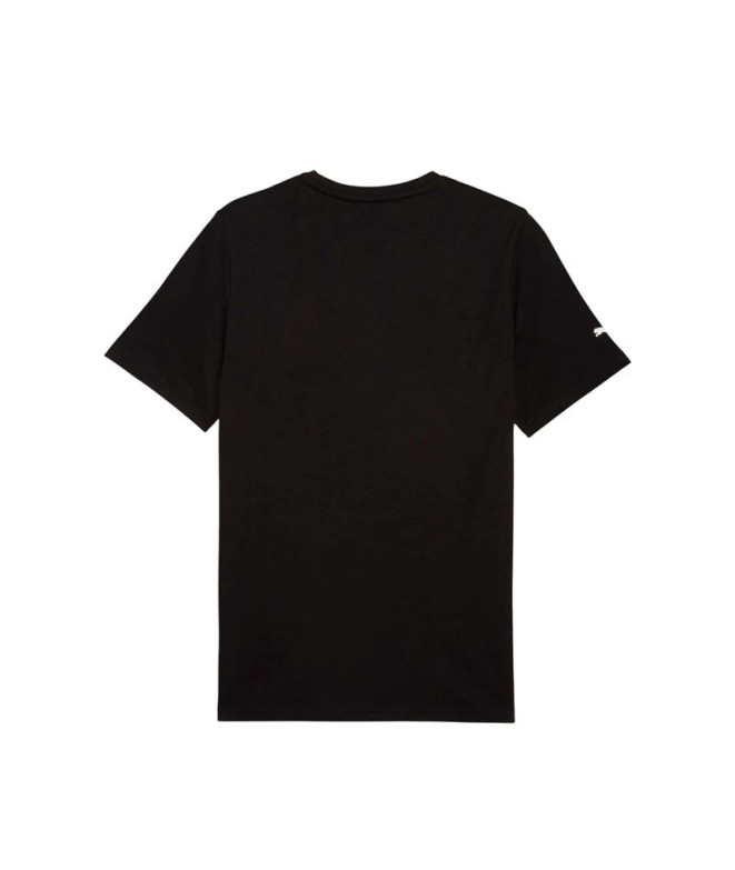 Camiseta Puma Bmw Essentials Logo , Negro, Hombre